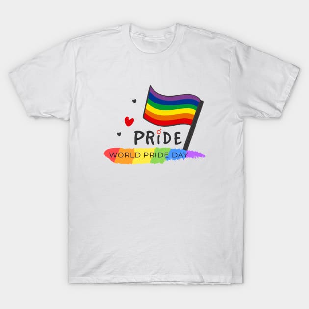 World Pride Day T-Shirt by Rainbow-tees